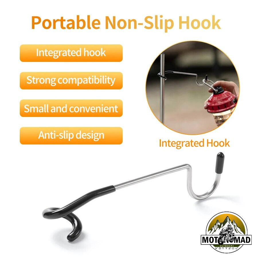 Camping Light Pole Hooks Pig Tail Style S-Type Holder