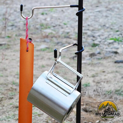 Camping Light Pole Hooks Pig Tail Style S-Type Holder
