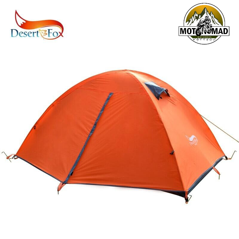 Desert Fox Backpacking Tent 1-2 Person Double Layer Camping Tent