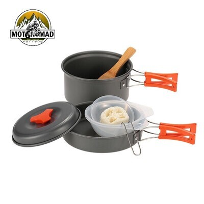 Lightweight  Outdoor Camping Cookware set 1-2 Person