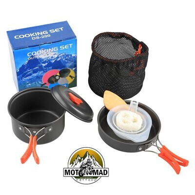 Lightweight  Outdoor Camping Cookware set 1-2 Person