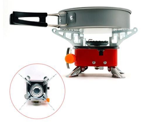 Portable Mini Camp Stove Card Type Gas Stove Burner