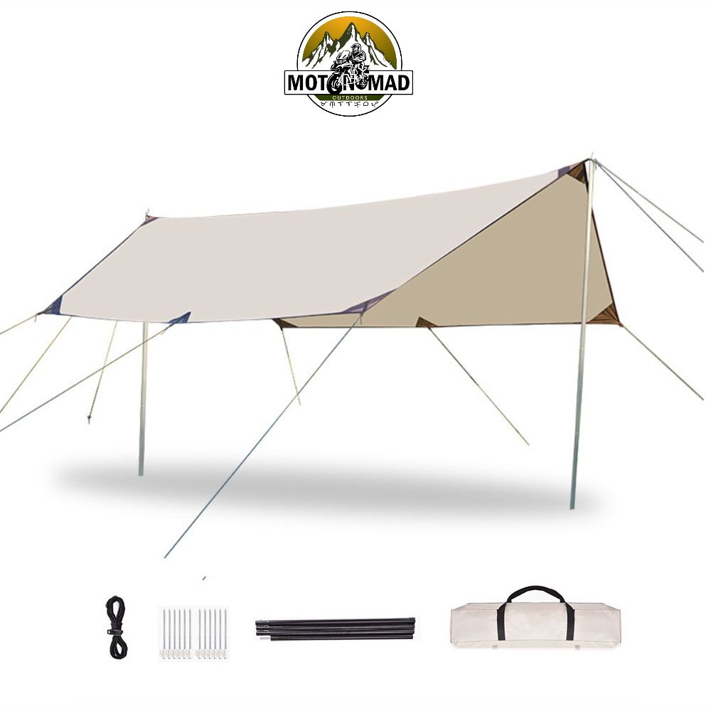 Camping Silver Coated Awning/Canopy/Tarp (16ft x 9ft)