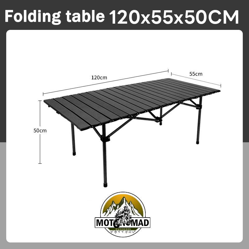 Camping Outdoor Foldable Rollup Table 120cm