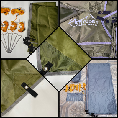 Altitude Waterproof 3x3 Camping Tarp