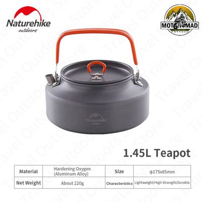 ​Naturehike 1.45L Outdoor Camping  Aluminum Alloy​ Cookware Kettle