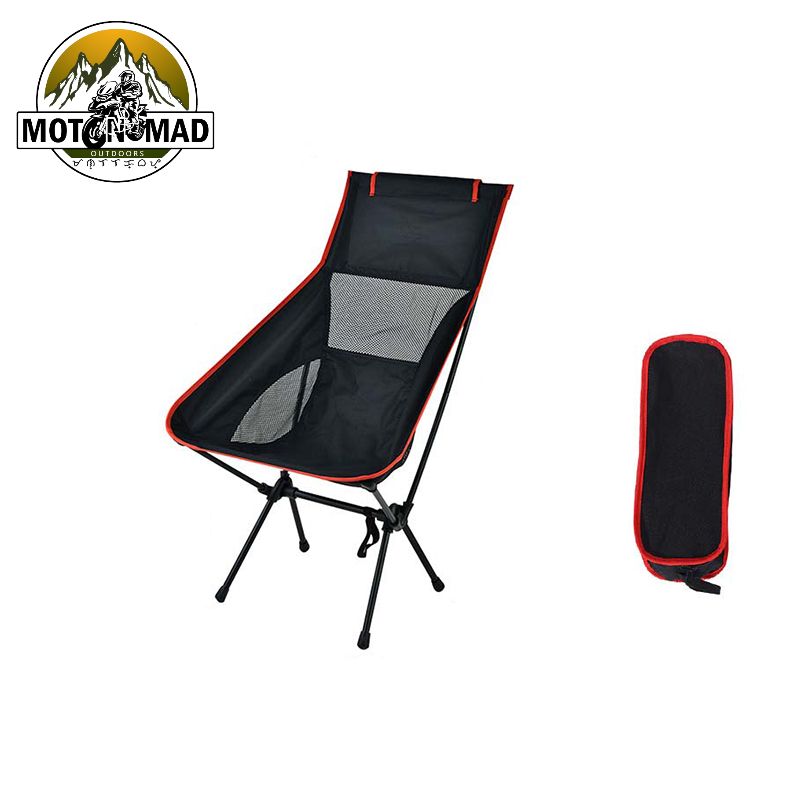 Motonomad Outdoors Heavy Duty Camping Chair with Back Rest