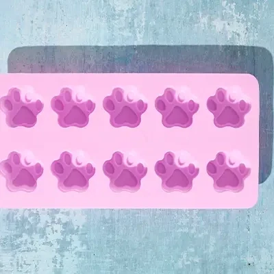 Paw Print Silicone Pet Treat Moulds