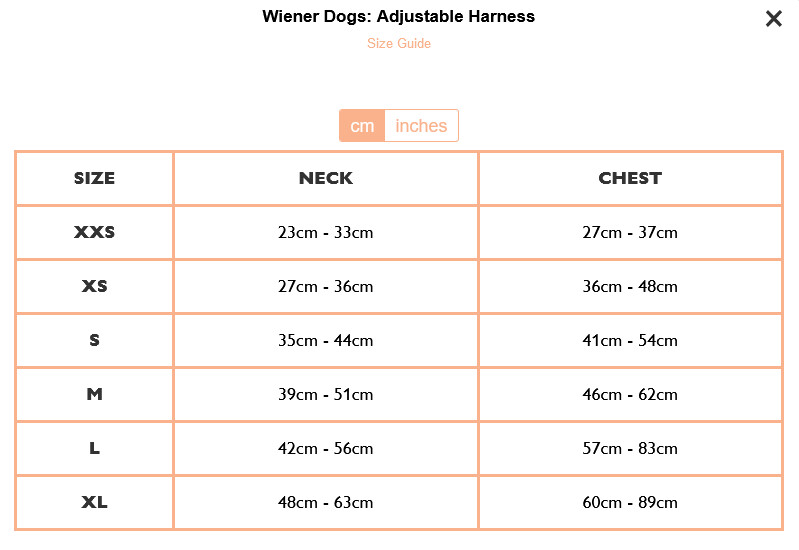 Dachshund Crew: Adjustable Dog Harness