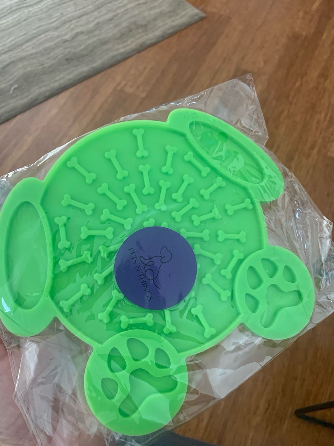 Dog Face Licky Mat - Green