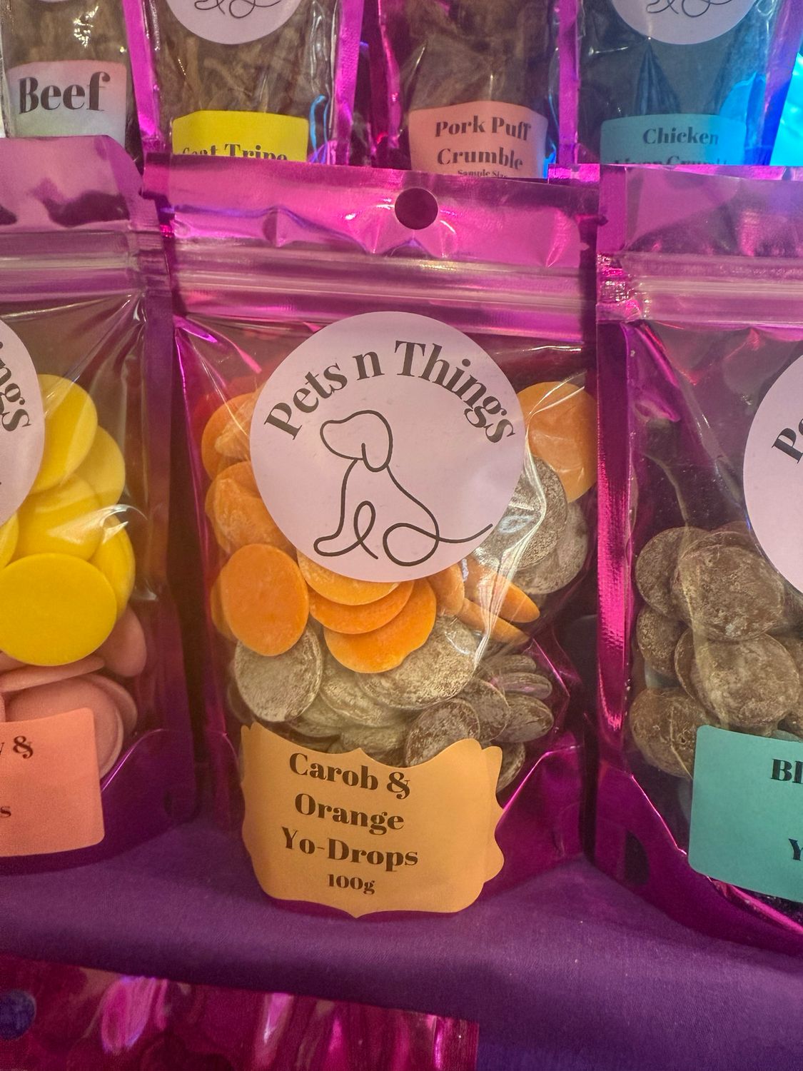 Orange &amp; Carob Yo-Drops