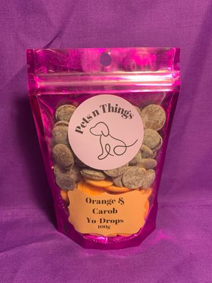 Orange &amp; Carob Yo-Drops