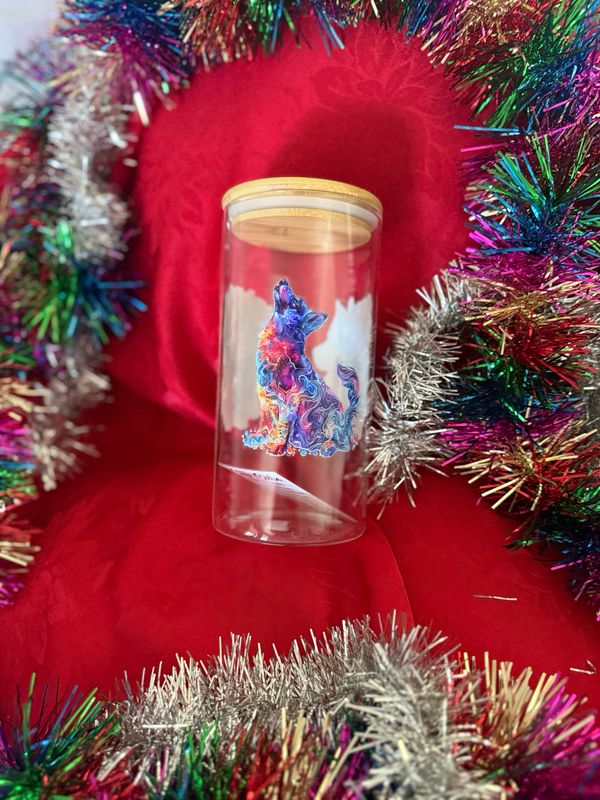 Treat Jar - Wolf/Malamute/Boxer