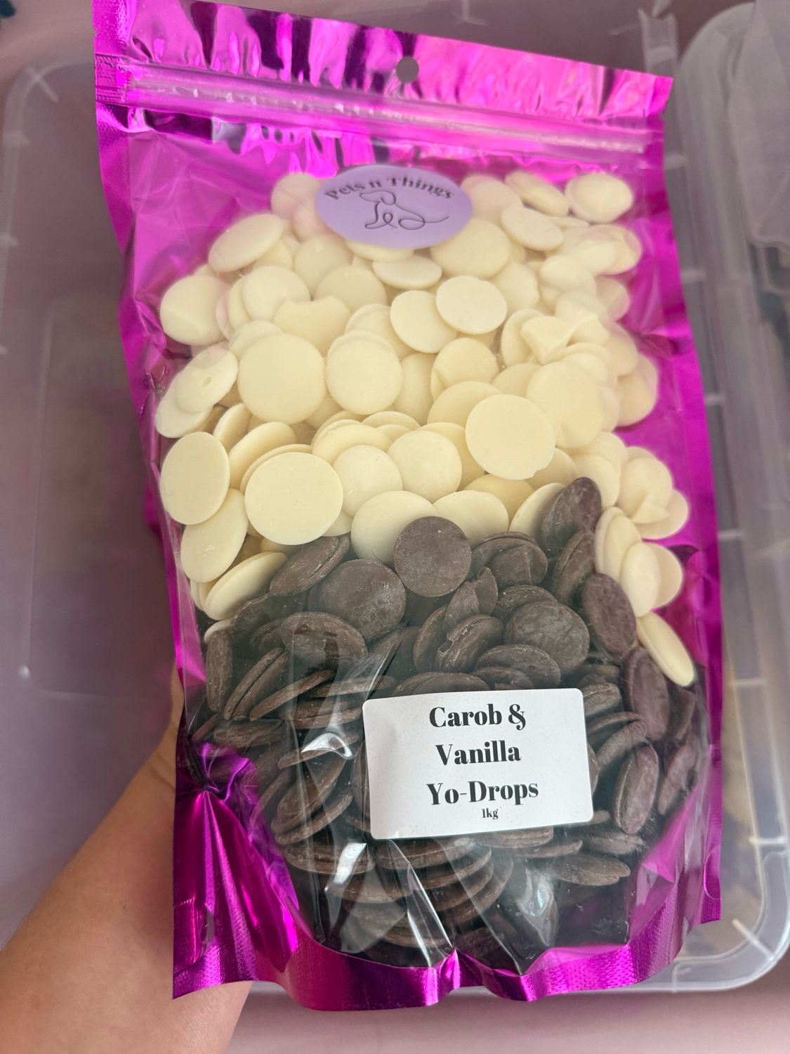 Carob And Yoghurt Drops - Value 1Kg Bags!!