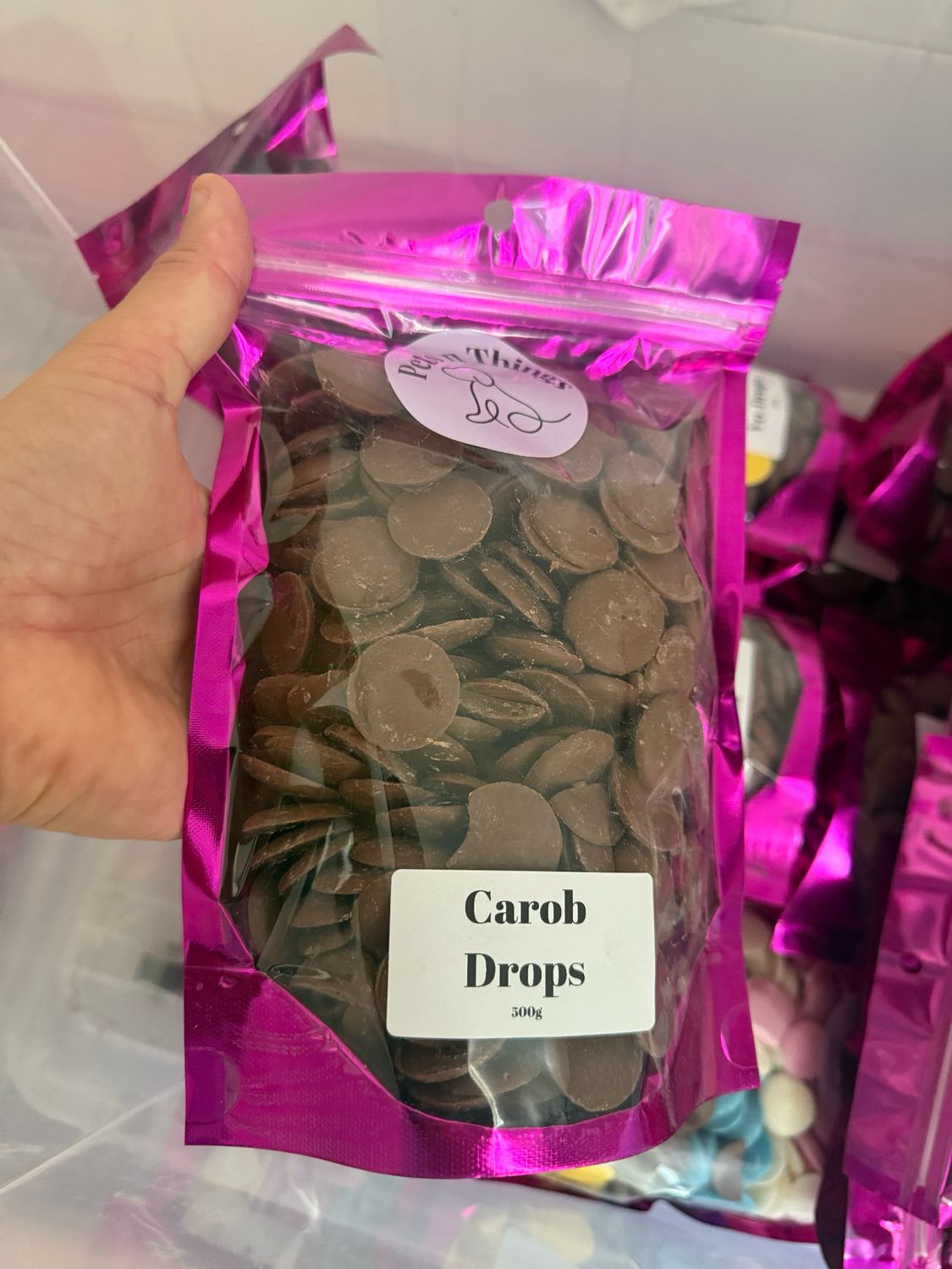 Carob Drops - 500g Bag