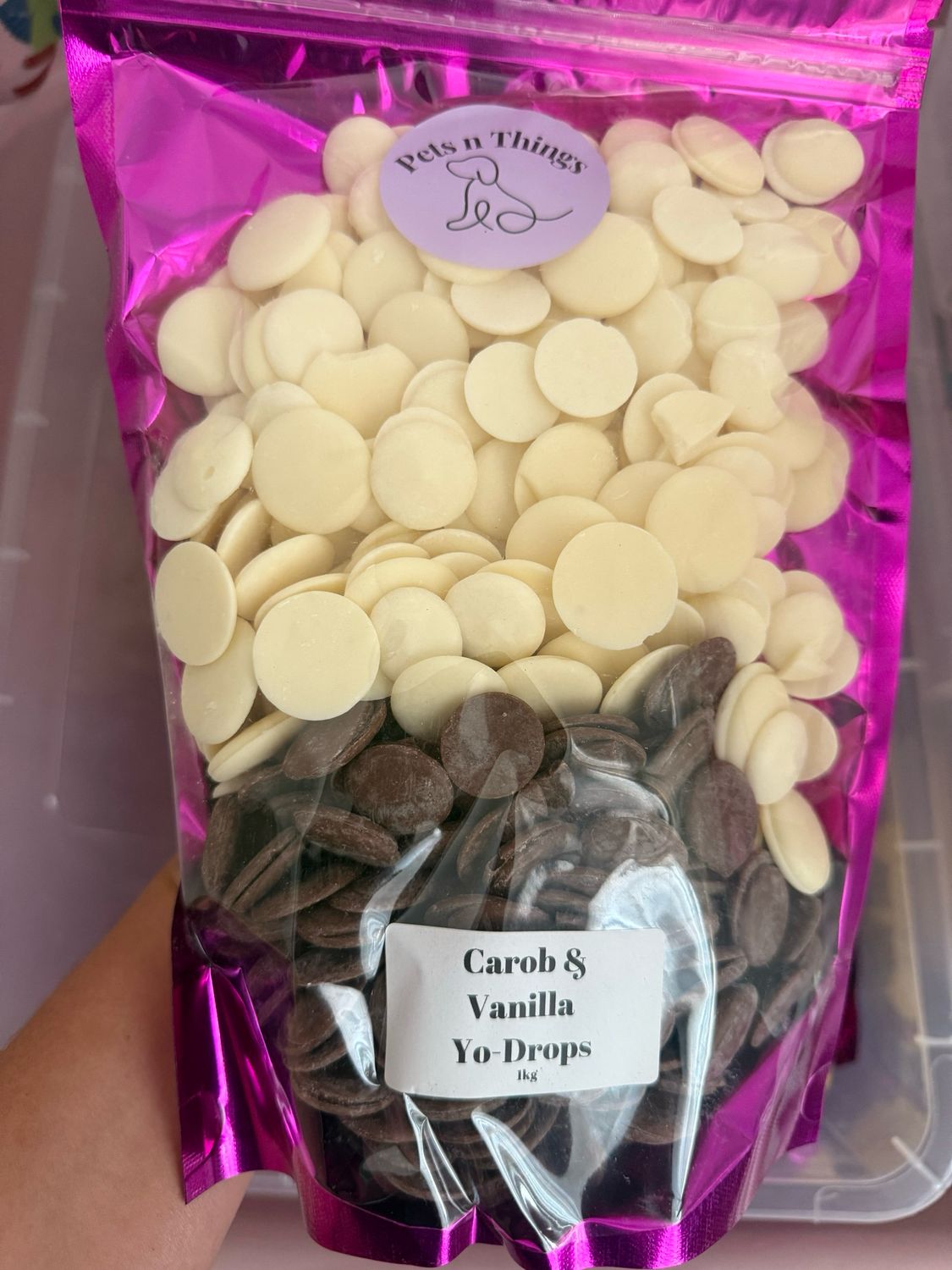 Carob And Yoghurt Drops - Value 1Kg Bags!!