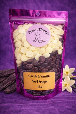 Carob And Yoghurt Drops - Value 1Kg Bags!!