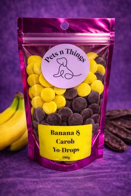 Carob &amp; Banana Yo-Drops