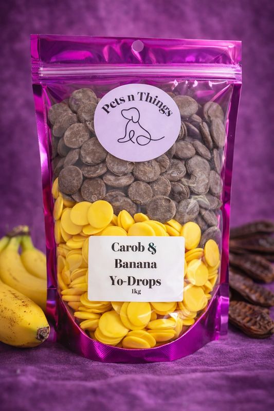 Banana &amp; Carob Yo-Drops - Value 1kg Pack