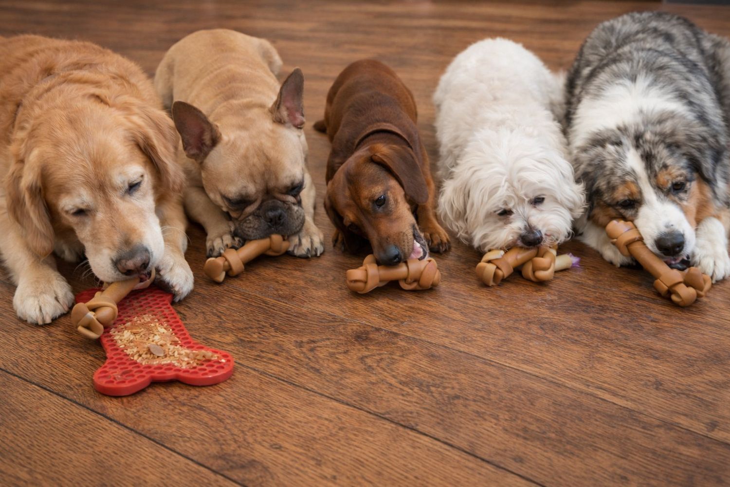 4  Inch - Peanut Butter &amp; Sweet Potato Chews - Single