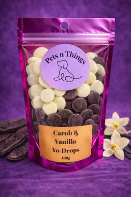 Carob &amp; Yoghurt Drops