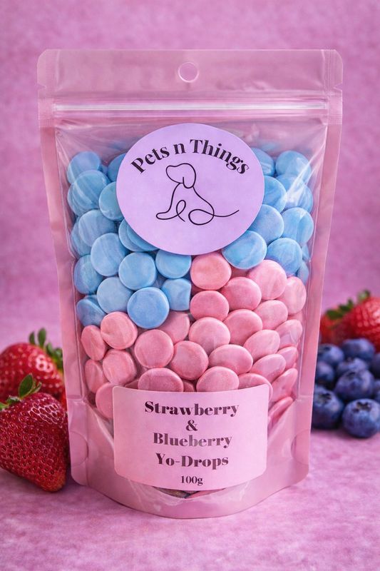Blueberry &amp; Strawberry Yogurt-Drops