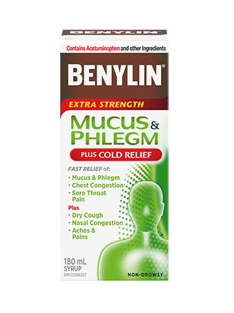 BENYLIN Extra Strength Mucus & Phlegm Plus Cold Relief