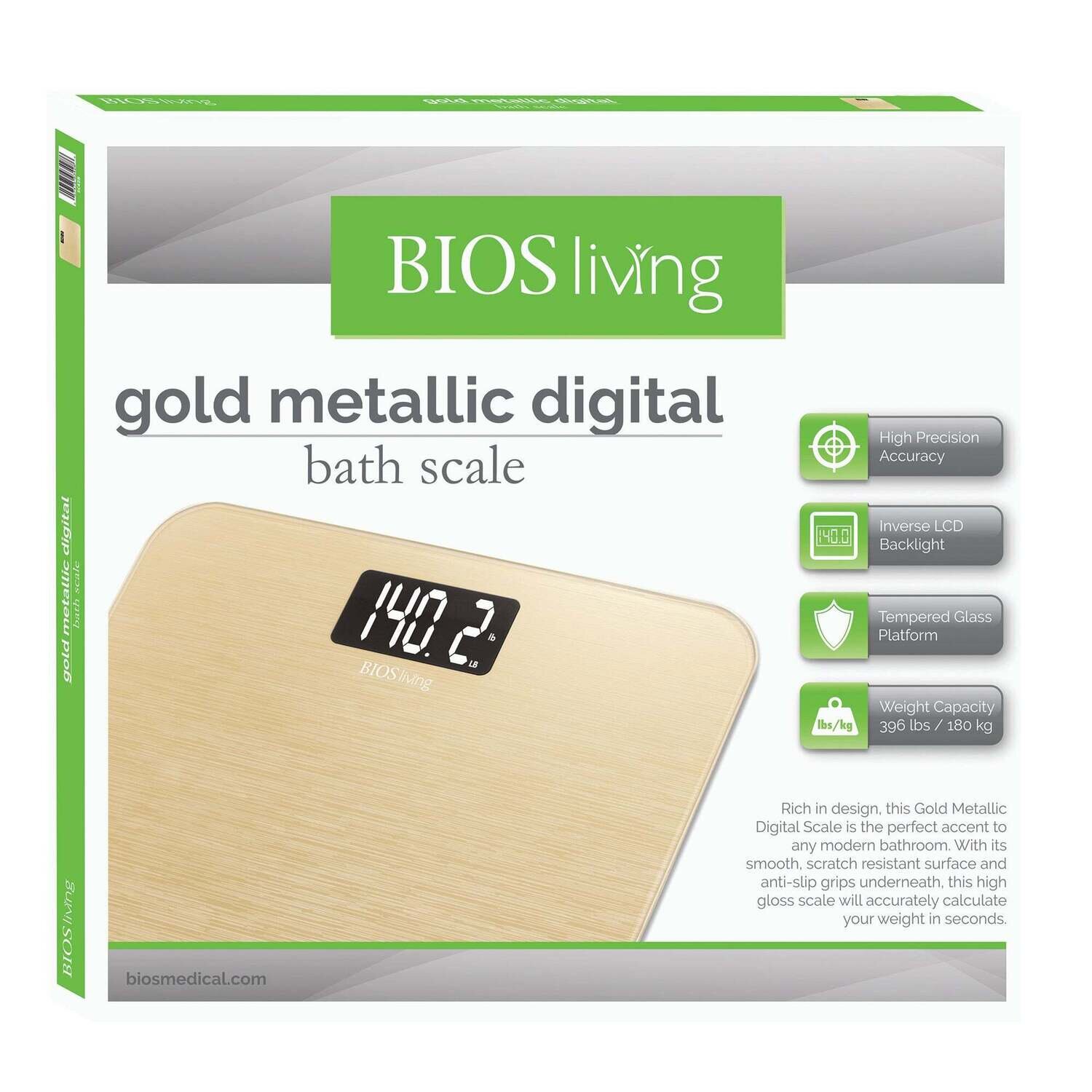 Metallic Digital Scale (Gold)