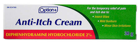 Option+ Allergy Cream Anti-Itch 2% 30g