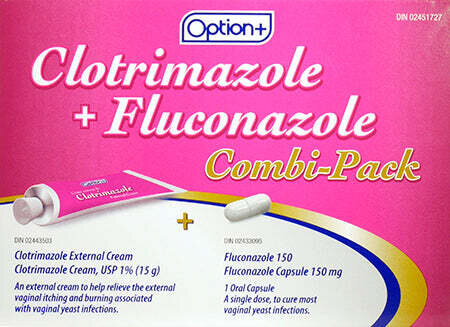 Option+ Clotrimazole-Fluconazole Combi-Pack