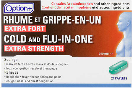 Option+ Cold & Flu-in-one Extra Strength (24) Caplets