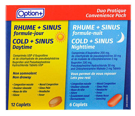 Option+ Cold and Sinus Day/Night
