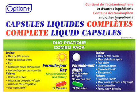Option+ Complete Liquid Capsules Day/Night