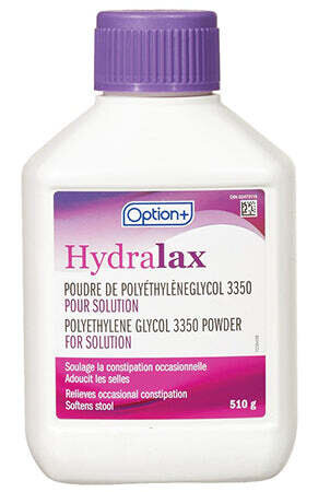 Option+ Hydralax Polyethylene Glycol Powder 510g