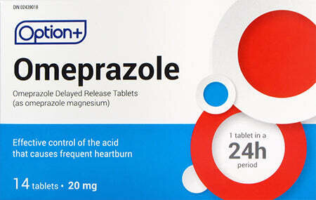 Option+ Omeprazole Tablets 20mg