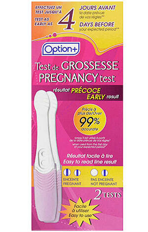 OPTION+ PREGNANCY TEST EARLY 2