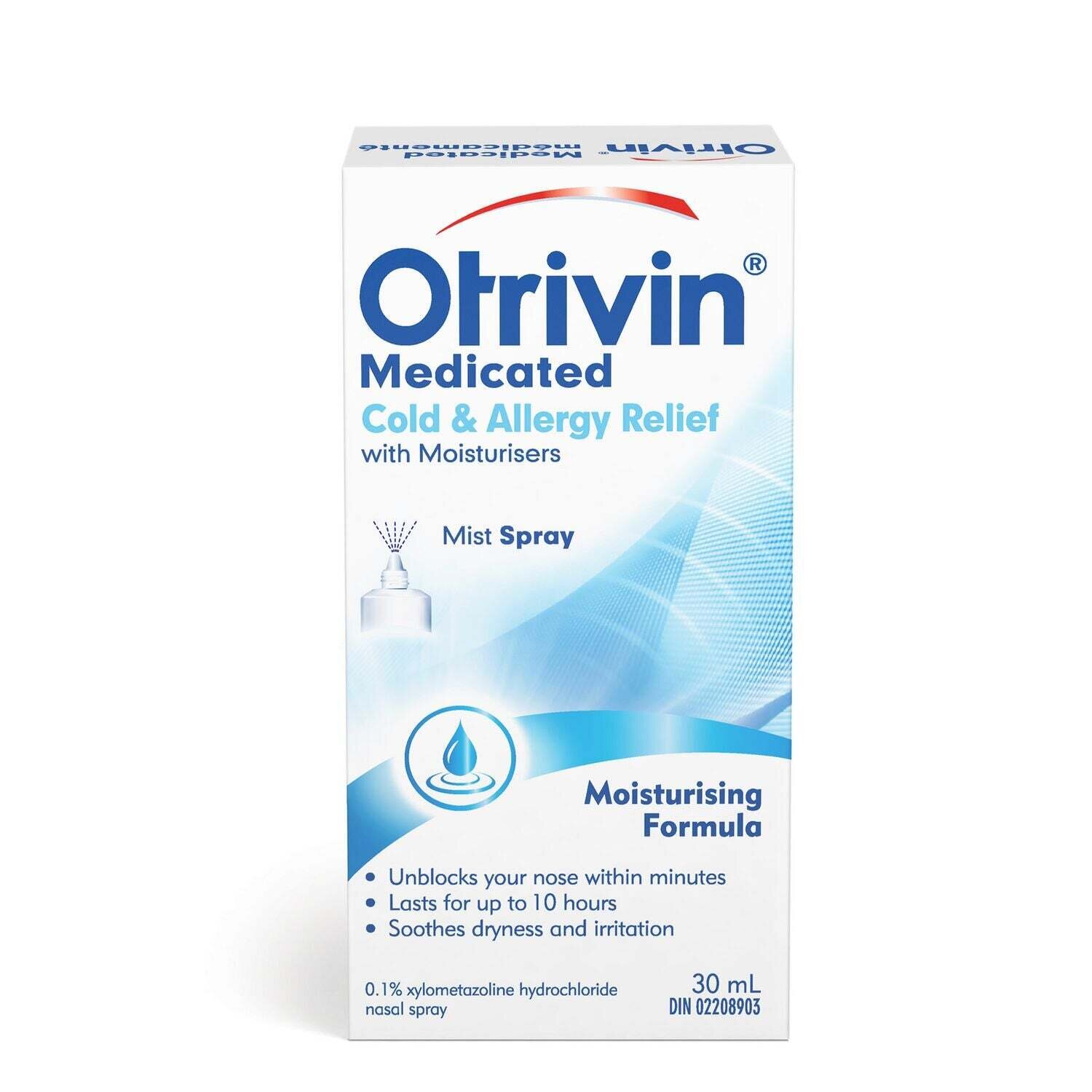 Otrivin Medicated Nasal Spray 30ml