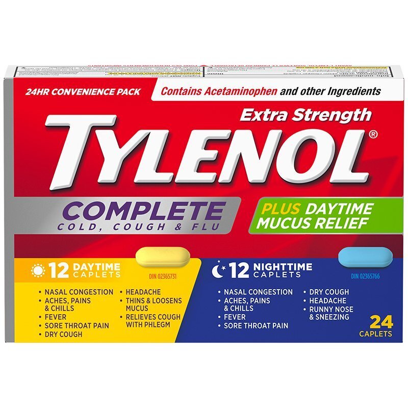 Tylenol Complete Day and Night Mucus Relief