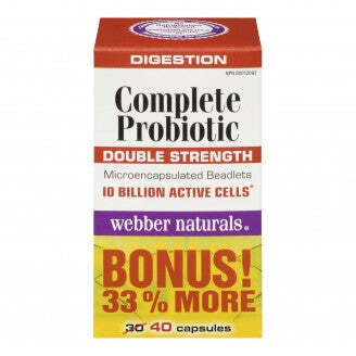 Webber Naturals Double Strength Probiotics