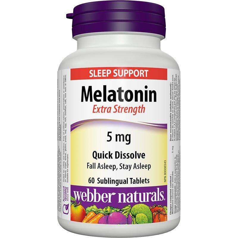 Webber Naturals Melatonin Extra Strength
