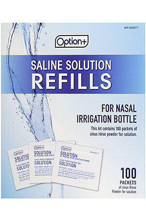 Option+ Saline Solution Refills 100