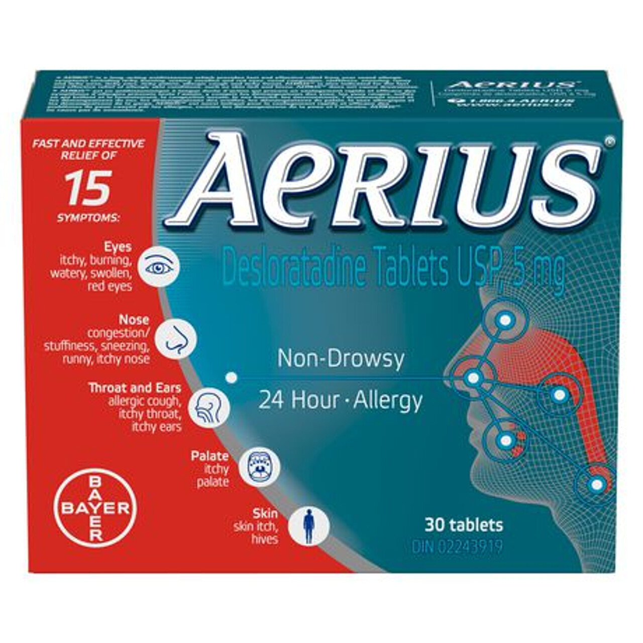 Aerius Non-Drowsy 24-Hour Allergy Relief