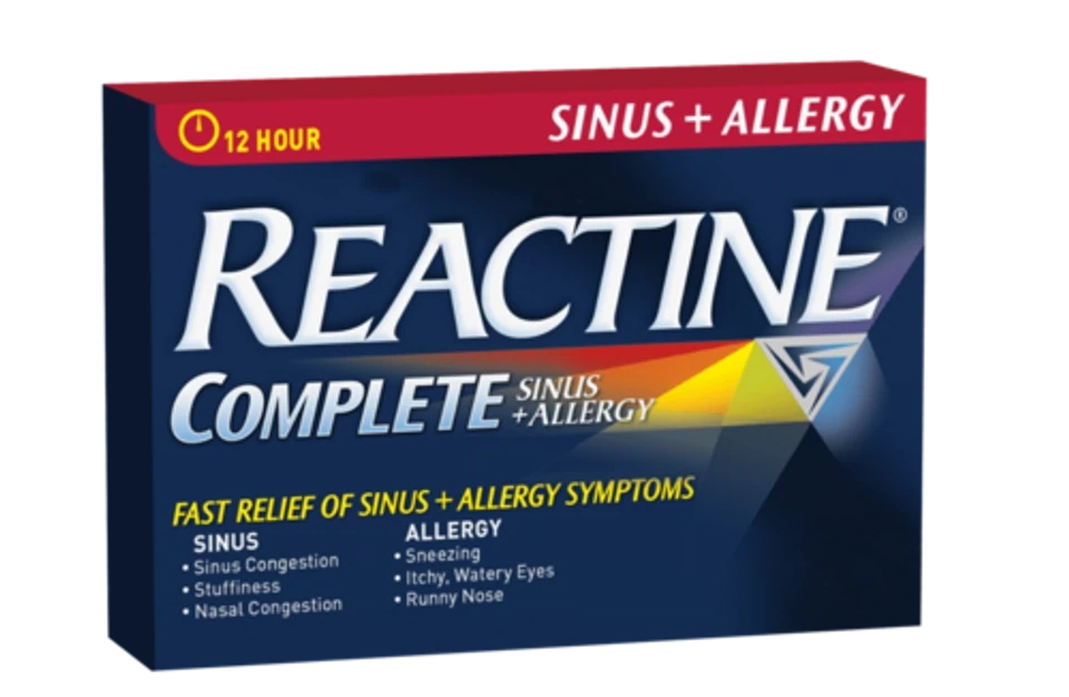 Reactine Complete Sinus + Allergy Relief Extended Release Tablets