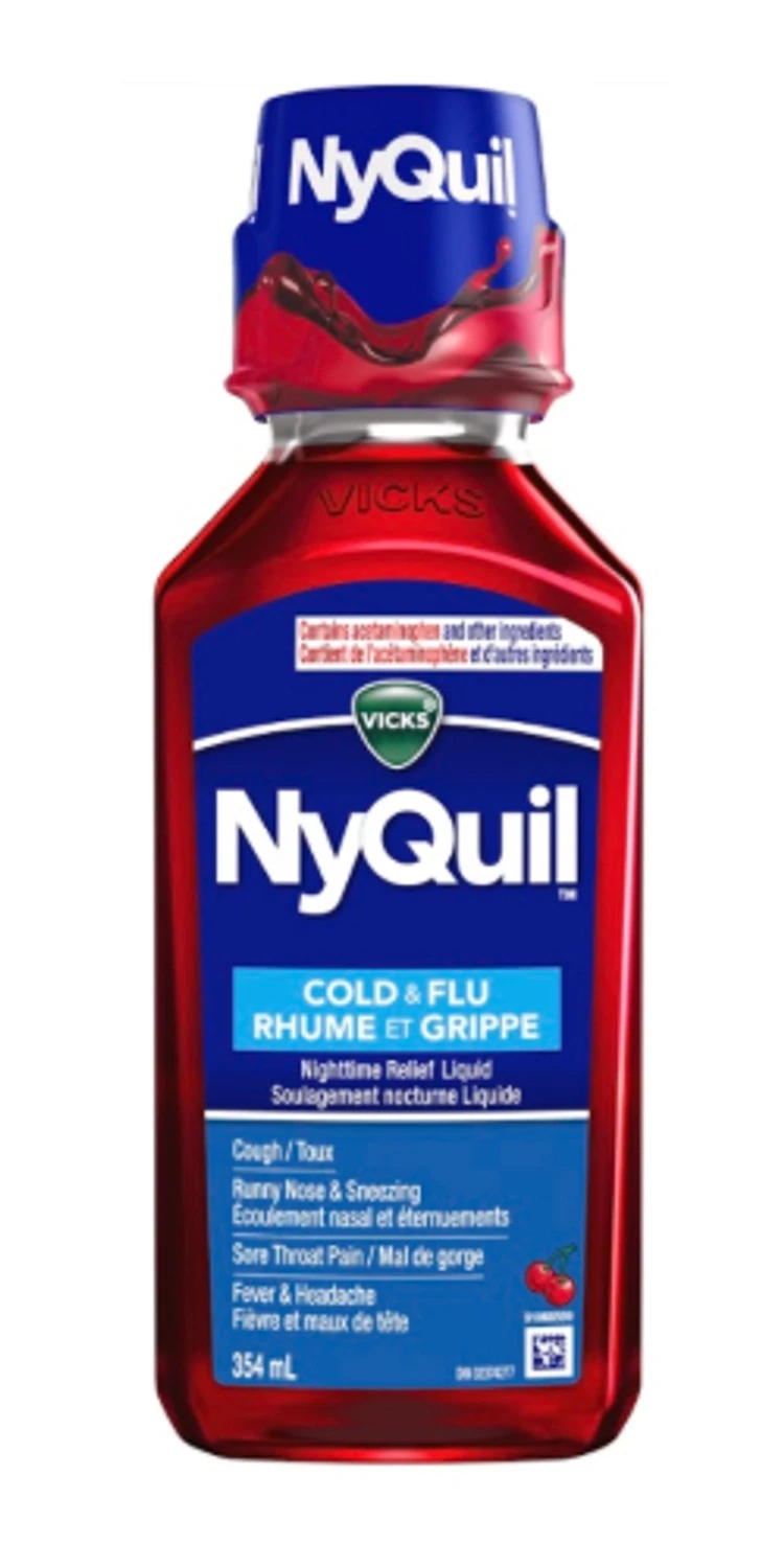 Vicks NyQuil Cold & Flu Nighttime Relief Syrup