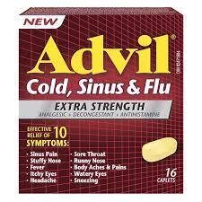 Advil Cold,Sinus, Flu Ex-Strength