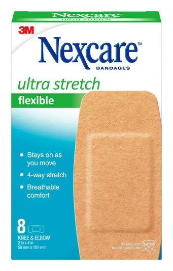 Nexcare™ Ultra Stretch Bandages, Knee & Elbow