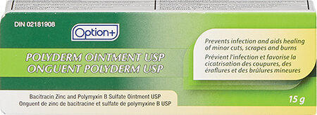 Option+Antibiotic Polyderm Ointment 15G