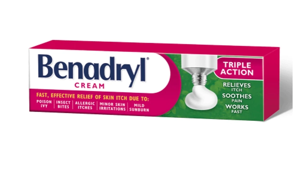Benadryl - Itch Stopping Cream - Triple Action