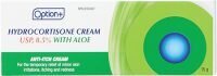Option+Cream Hydrocortisone 0.5% W/Aloe 15G