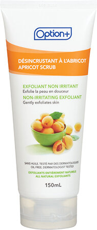 Option+ Apricot Scrub, 150 ml